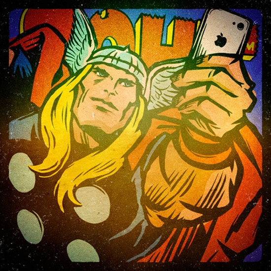 Süper Kahramanların Selfie Tasarımları