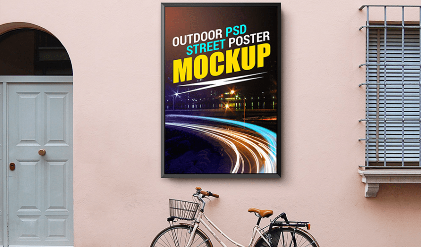 Sokak Posteri Mockup