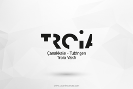 Çanakkale Tubingen Troia Vakfı Logosu