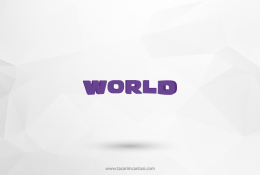 World Card Vektörel Logosu