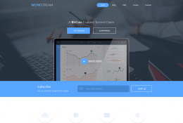 WOWStream Landing Page