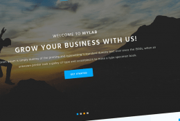 MyLab Landing Page Template