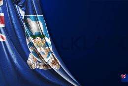 Falkland Adaları Vektörel Bayrağı