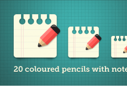 20 Çeşit Renkli Kalem ve Not