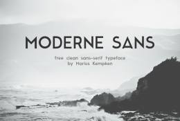 Moderne Sans Font