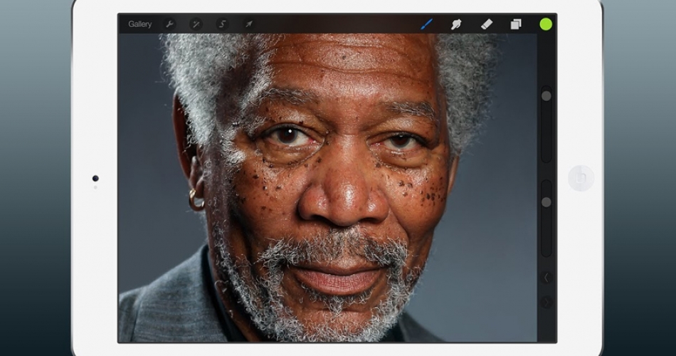 285 Bin Parmak İzinden Oluşan Morgan Freeman Portresi