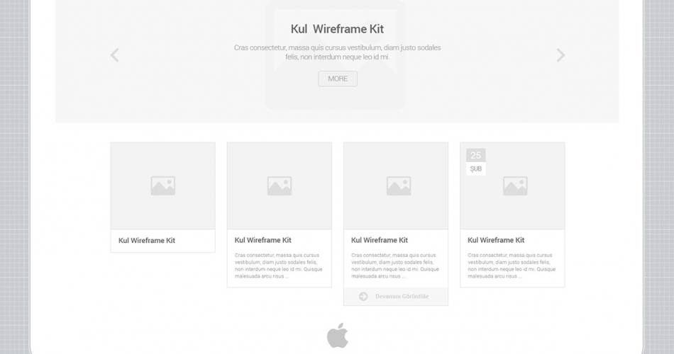 Kul UI Wireframe Kit