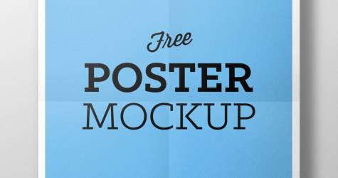 Asma Kağıt Poster Mockup