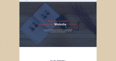 We Are Creative – Website Template