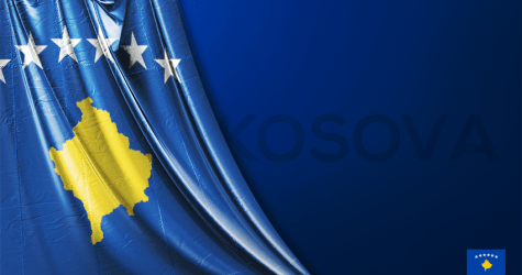 Vektörel Kosova Bayrağı