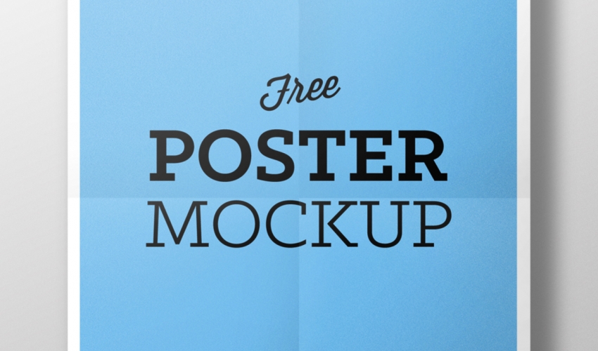 Asma Kağıt Poster Mockup