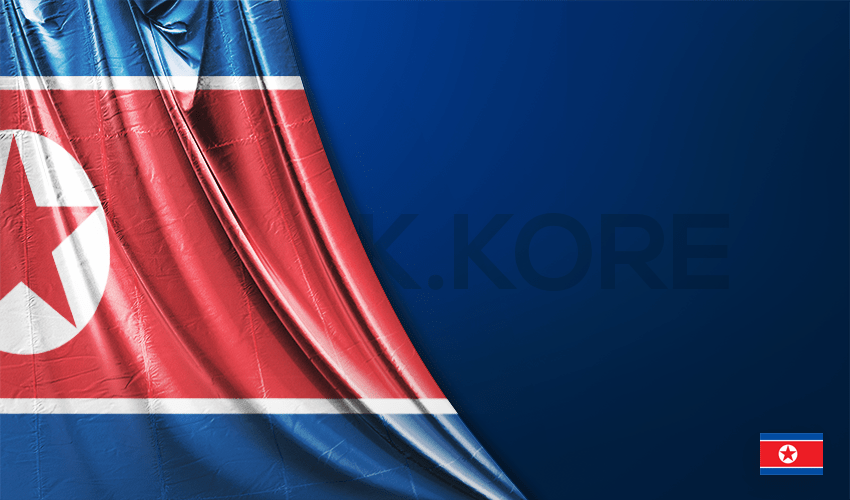 Vektörel Kuzey Kore Bayrağı