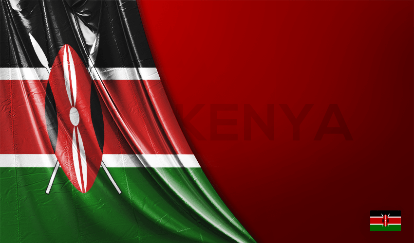 Kenya Vektörel Bayrağı