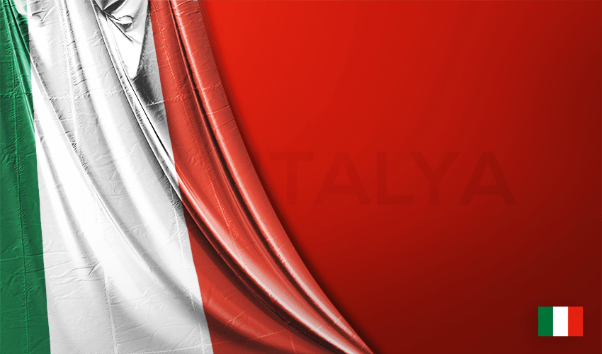 İtalya Vektörel Bayrağı