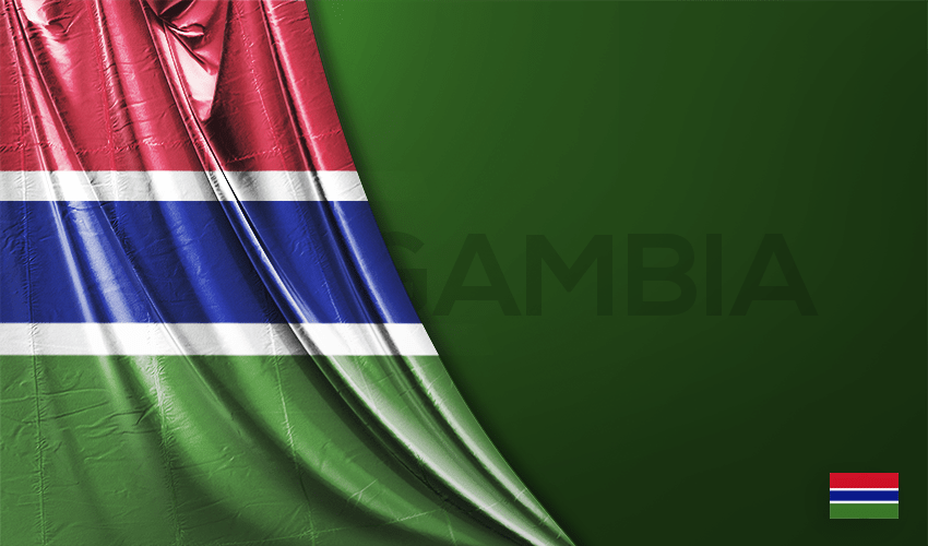 Gambia Vektörel Bayrağı