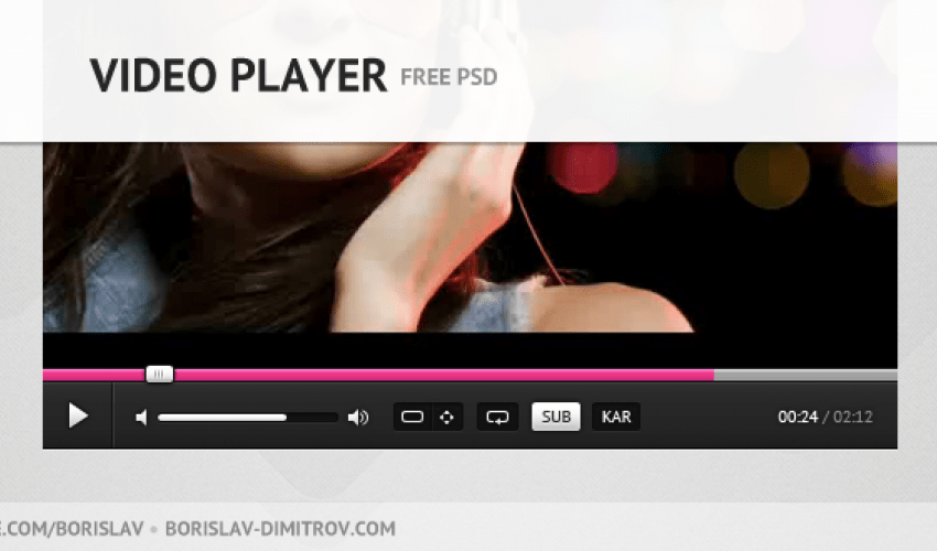 Слово player. Video Player PSD. UI проигрыватель видео. Плеер ВК PSD. Плеер для фотошопа.