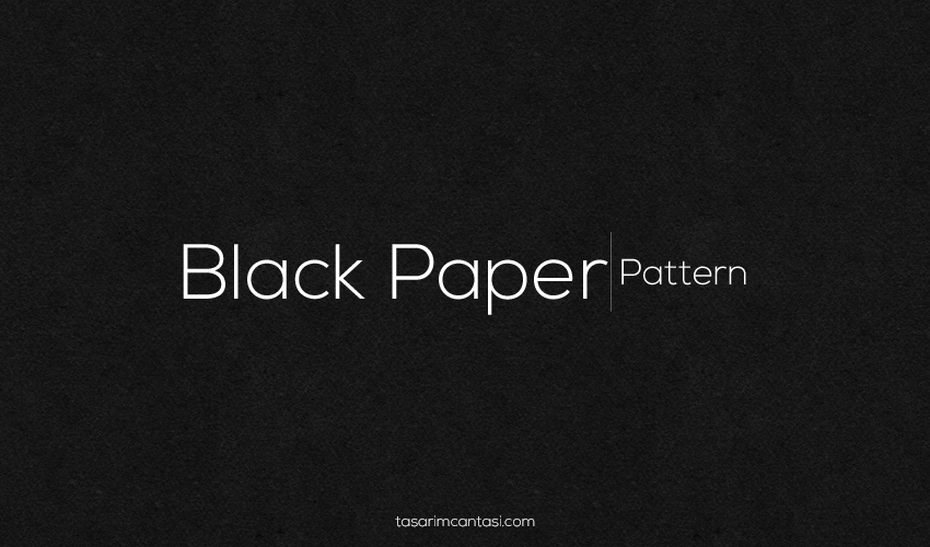 Black Paper Pattern
