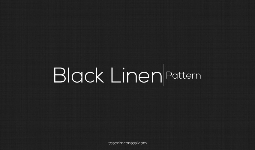 Black Linen Pattern