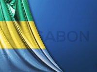 Gabon Vektörel Bayrağı