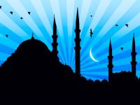 Ramazan Ayı Cami Silüeti
