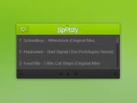 Spotify Mini Player Dosya UI kiti