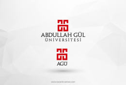 Abdullah Gül Üniversitesi Vektörel Logo