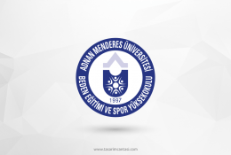 Adnan Menderes Üniversitesi Beden Eğitimi ve Spor Yüksekokulu Vektörel Logosu