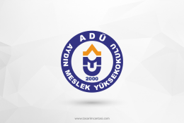 Adnan Menderes Üniversitesi Aydın Meslek Yüksekokulu Vektörel Logosu