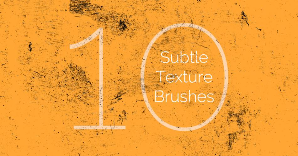 10 Subtle Texture Brushes