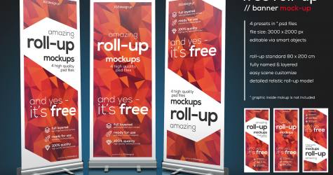 Roll-up Mokcup
