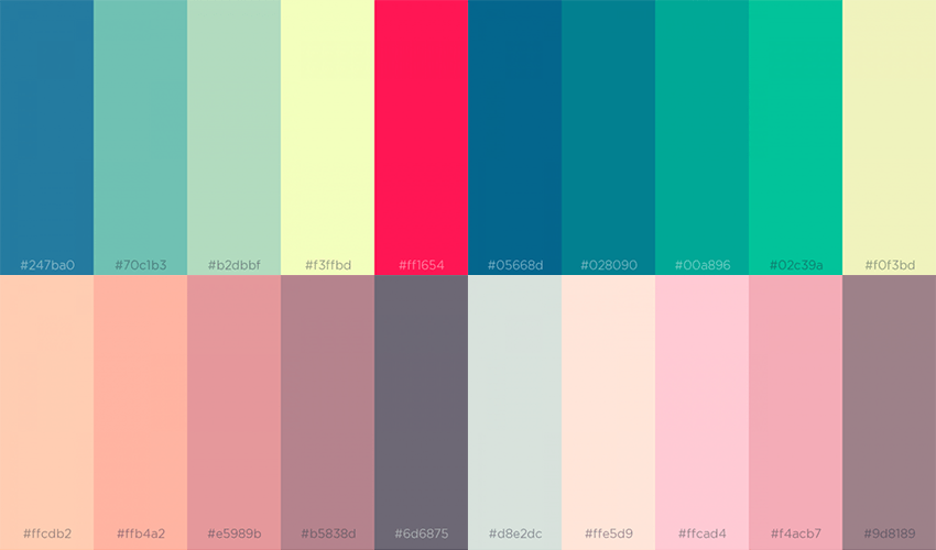 Bir Sonraki Projeniz İçin 15 Yeni Renk Paleti